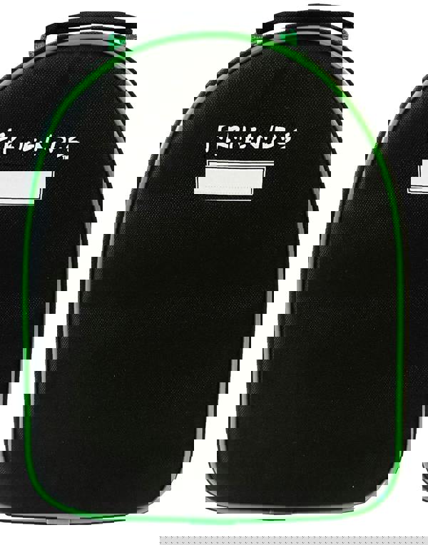 Friends Unisex Kids Black Central Perk Logo Lunch Bag and Bottle Set (One Size)