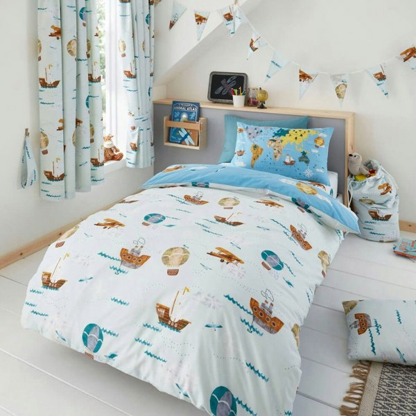 World Explorer Bedding Kids Bedding - Happy Linen Company