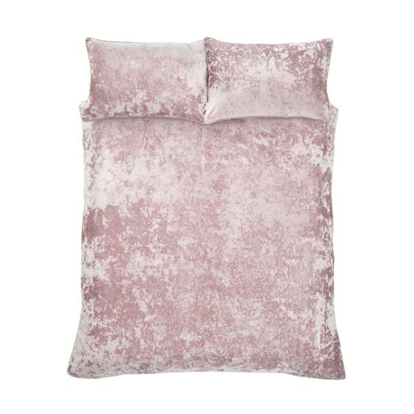 Catherine Lansfield Crushed Velvet Duvet Cover Set