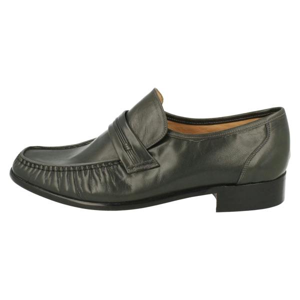 Mens Grenson Leather Moccasin Shoes - Clapham