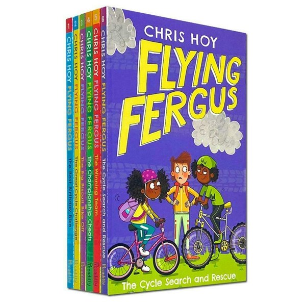 Chris Hoy Flying Fergus The Super Cycle 6 Book Set - Cycle Search And Rescue Winning T..