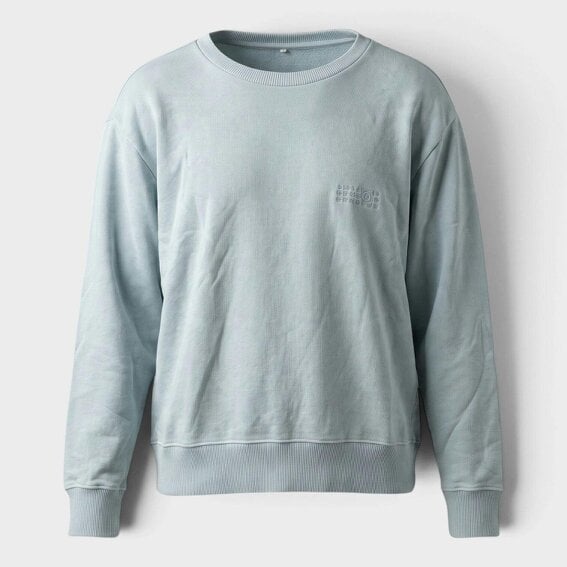Maison Margiela MM6 Open Back Sweatshirt Light Blue