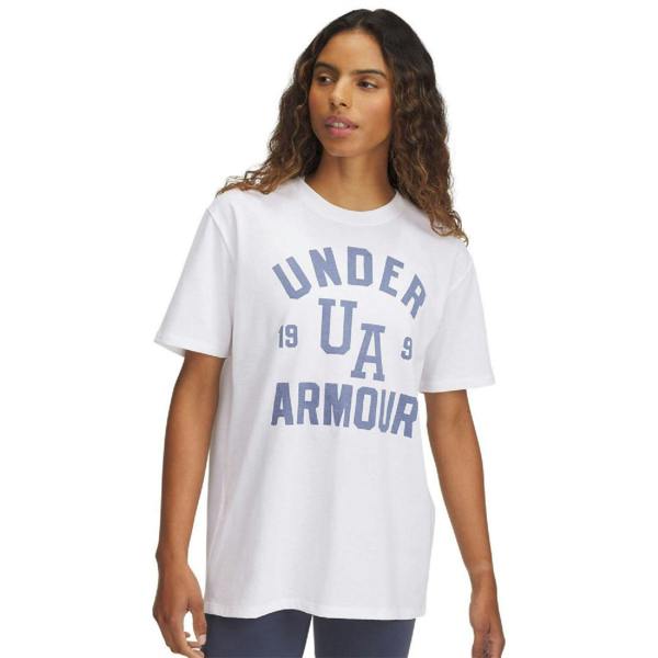 Under Armour Womens/Ladies Oversized T-Shirt - White - 