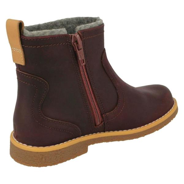 Clarks Girls Clarks Stylish Ankle Boots Comet Frost