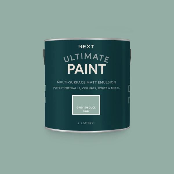 Next Greyish Duck Egg Mixed To Order Ultimate Paint 2.5L
