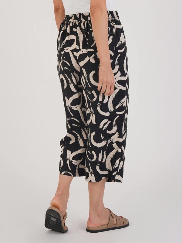 VIZ-A-VIZ Abstract Print Culottes