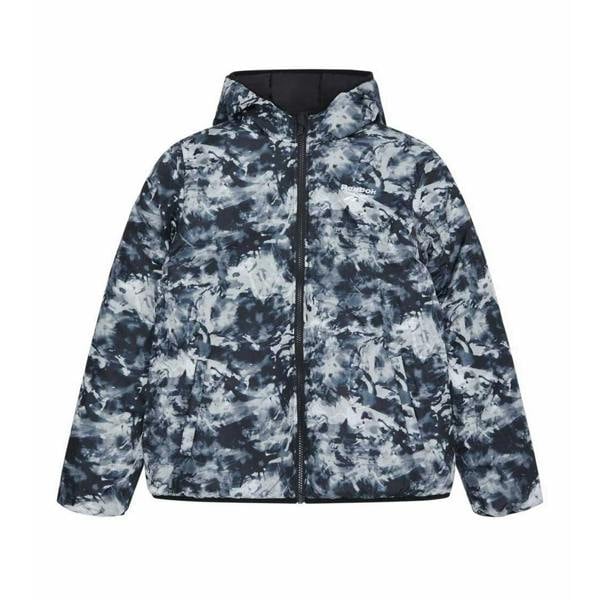 Reebok Mens RB1501 Reversible Puffer Jacket - Black - 