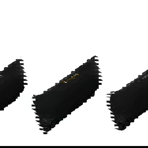 Assots London 'Diana' Black Full Grain Leather Zip Top Coin Purse