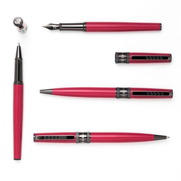 Tom Hessin Rebel Collection Jewellers Rouge Ballpoint Pen With Gunmetal Trim