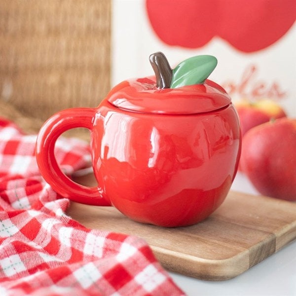 Serano Apple Shaped Lidded Mug