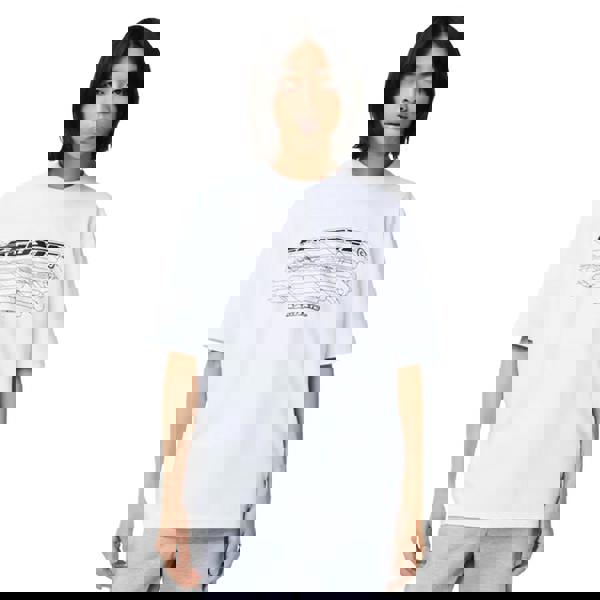 Lacoste Mens Organic Cotton Loose Fit T-Shirt - White