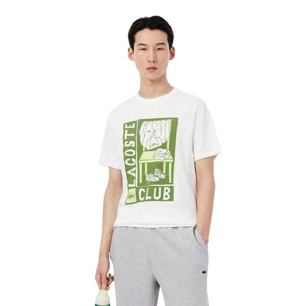 Lacoste Mens Club T-Shirt - White - 