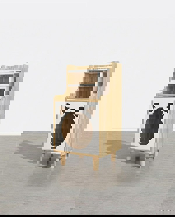 Pura Side Table With Pet House, Wood-Weilai Concept