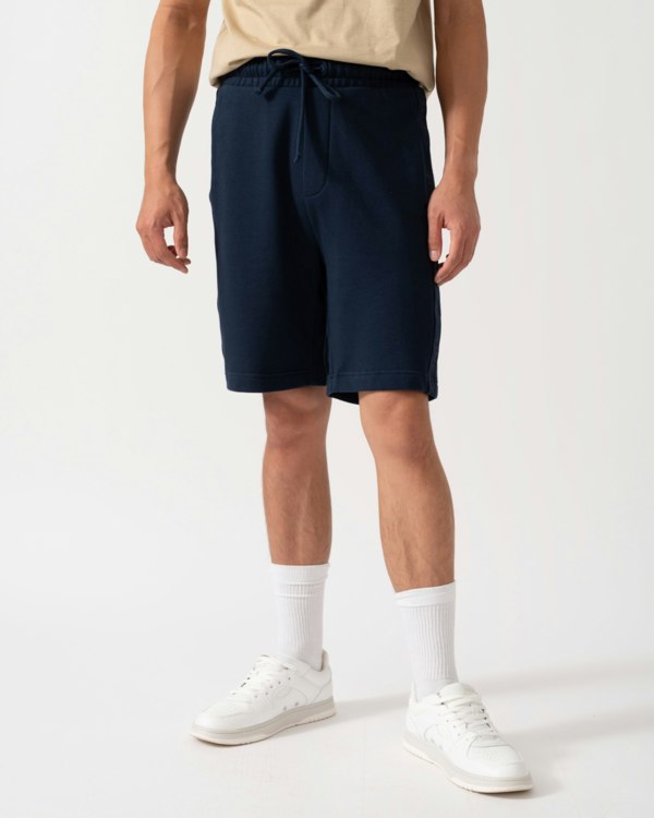 HUGO LIAM Mens Shorts with Logo Tape - CHO - Designer Mens Shorts