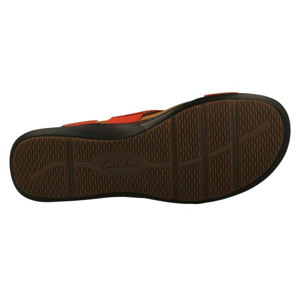 Clarks Ladies Clarks Cut Out Detailed Strappy Wedge Sandals Kitly Way