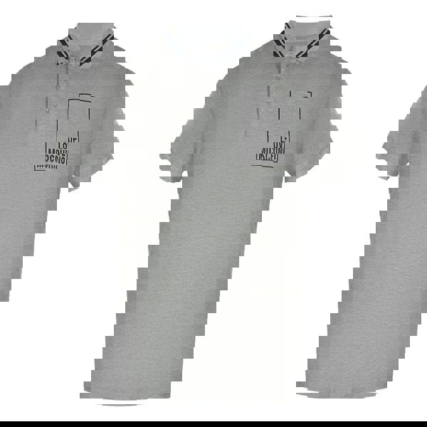 Love Moschino Box Logo Grey Polo Shirt - Nova Clothing