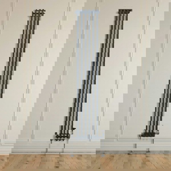 Monstershop Traditional 2 Column Radiator - 1800 x 292mm - Anthracite Grey