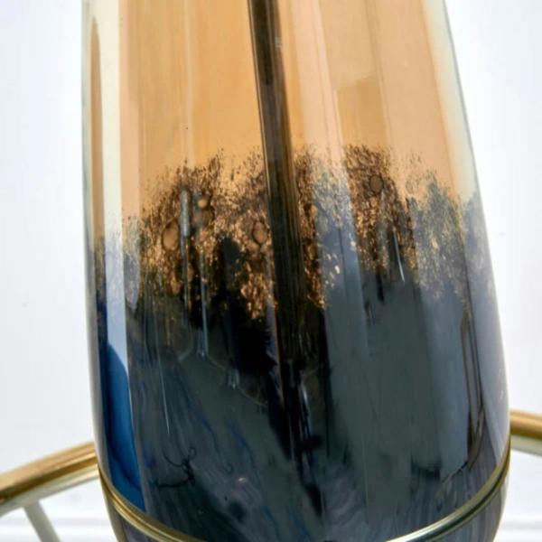Pagazzi Lighting Elena Blue Glass Table Lamp