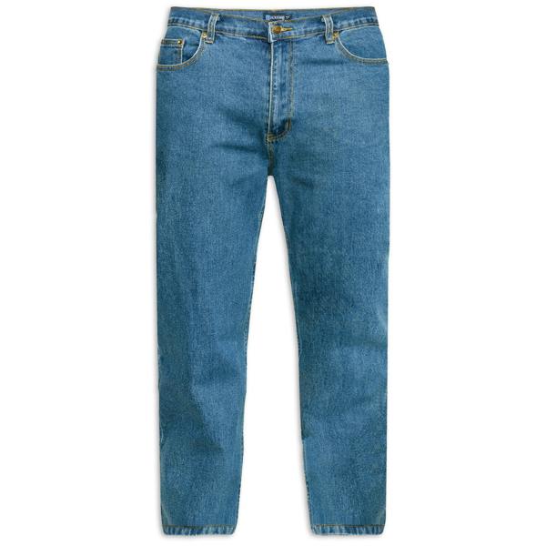 Duke Mens D555 Rockford Carlos Stretch Jeans - Stonewash - 