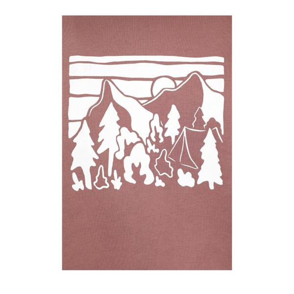 Mountain Warehouse Mens Mountain Badge Hoodie - Light Brown - 