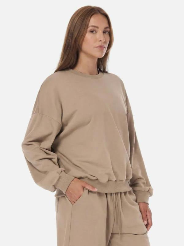 Anniou Relaxed Fit Crewneck Sweatshirt