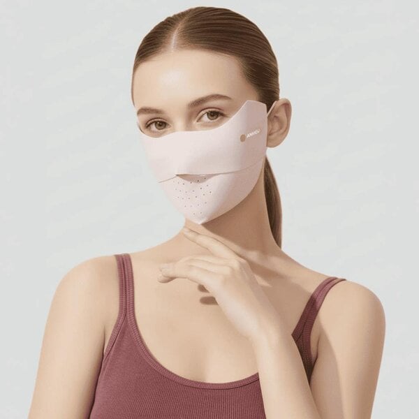 Anniou Seamless Sun Protection Mask - Pink