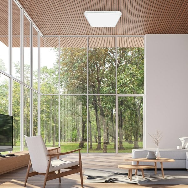 Milagro Fabio LED Ceiling Lamp  White 35W(200W) 47cm Great Value Stylish Lifetime Light Source