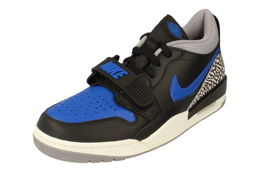 Nike Air Jordan Legacy 312 Low Mens Basketball Trainers Cd7069 041 - Black Game Royal White 041 - Photo 0