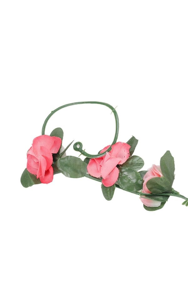 Living and Home 4 Pack Artificial Flower Silk Peony Hanging Vine Garland