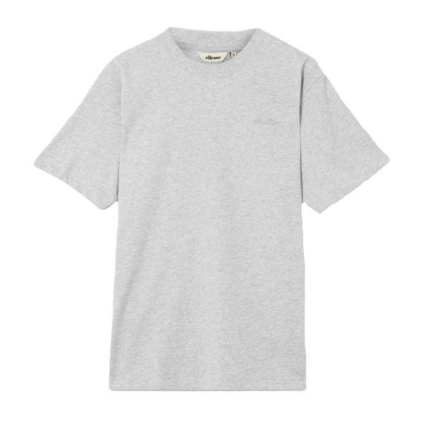 Ellesse Mens Suisio T-Shirt - Light Grey Marl - 