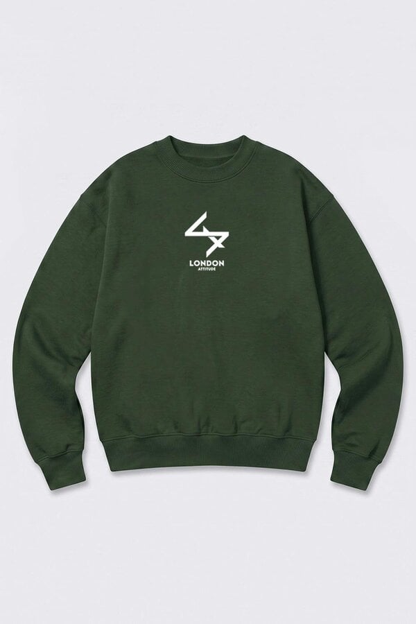 London Attitude Relaxed Fit Japanese Inspired Graphic Sweatshirt