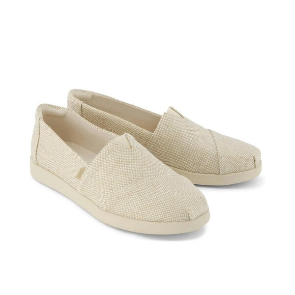 Toms ALPARGATA PLUS Espadrille Shoes   in  Gold