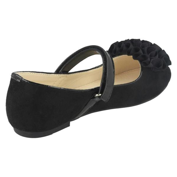 Spot On Girls Spot On Frill Trim Ballerinas H2448