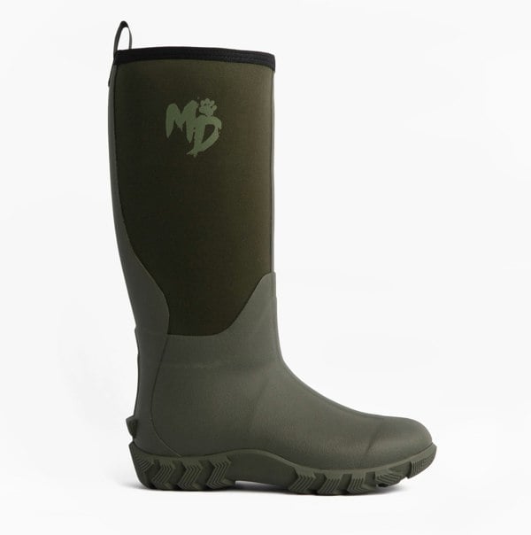 Mud Dogs RUTLAND TALL Neoprene Wellington Boots Olive
