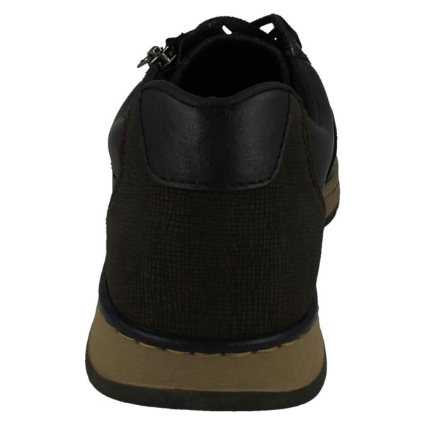Rieker Mens Rieker Casual Lace And Zip Fastening Shoes Great For Everyday Wear B2112