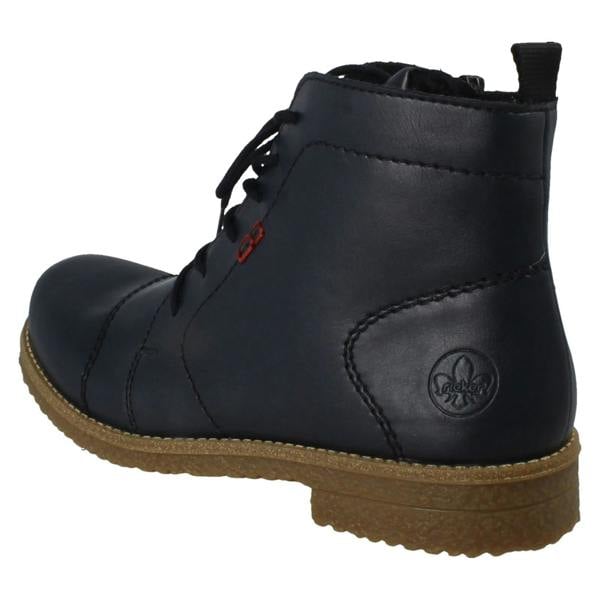 Rieker Ladies Fleece Lined Zip Fastening Ankle Boots 73500