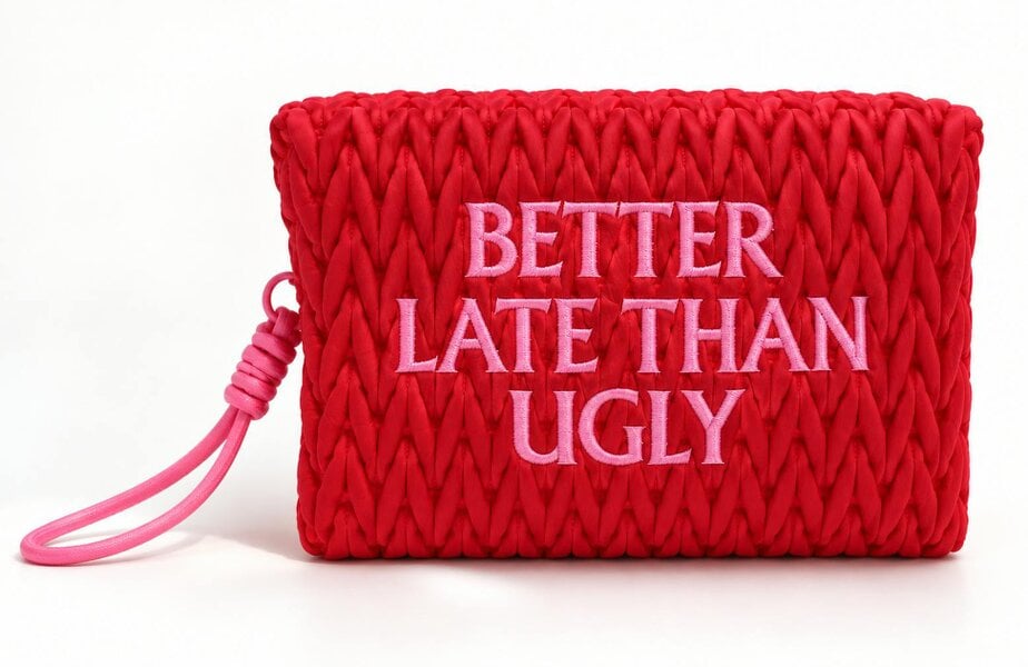Lilly Loves Better Late Than Ugly Cosmetic Bag