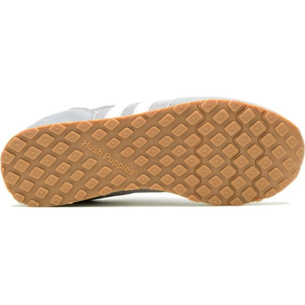Hush Puppies Seventy8 Leather Women's Grey Trainers