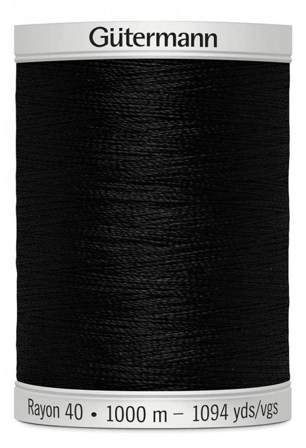 Gutermann No 40 Sulky Rayon Embroidery Thread 1000m Rayon Thread Suitable For Embroidery