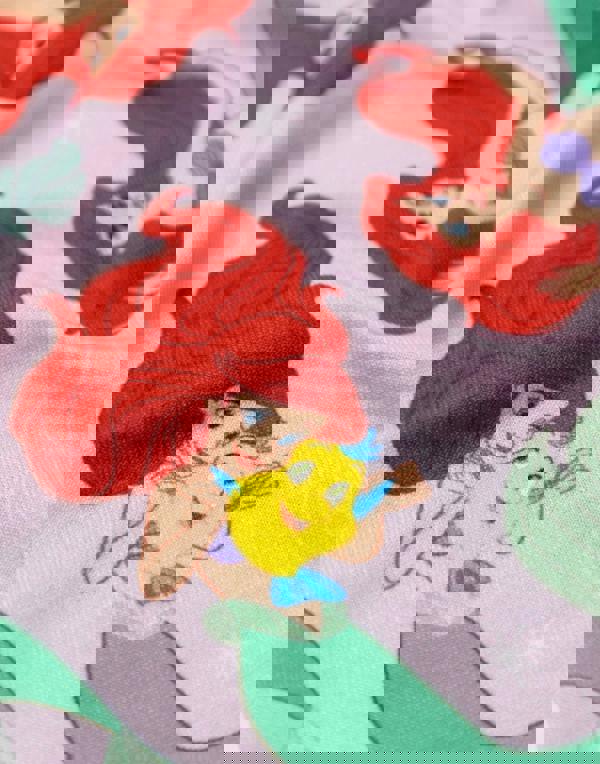 Disney The Little Mermaid Girls Blue Character Long Sleeve Long Leg Pyjama Set