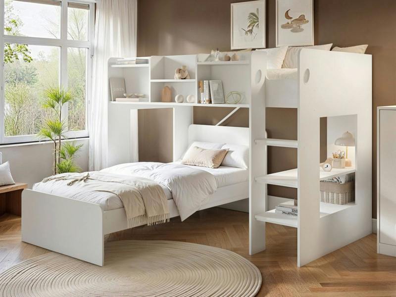 Furnishings Wizard Junior L Shaped Bunk Bed