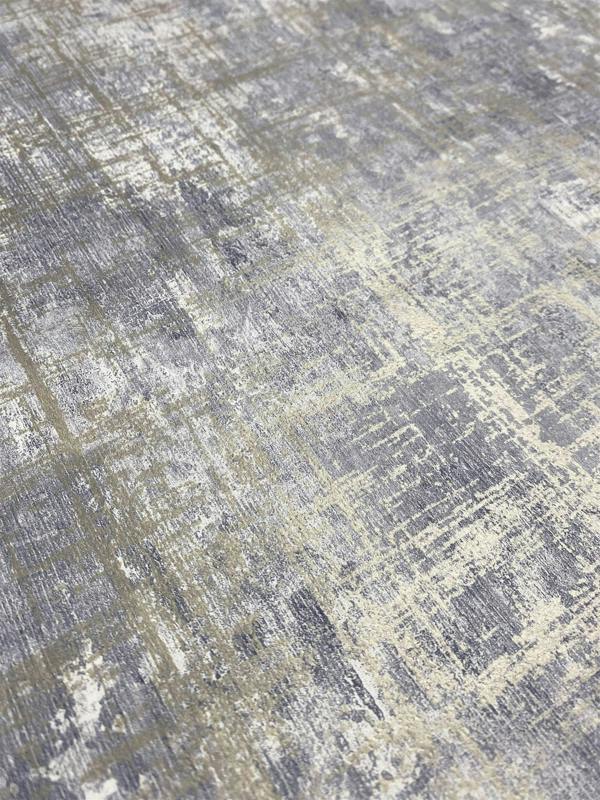 Etta Texture Blue & Gold Wallpaper image 3