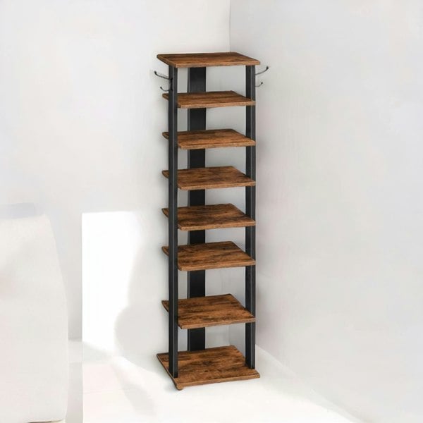 Rafaelo Mobilia Narrow 8-Tier Vertical Shoe Rack