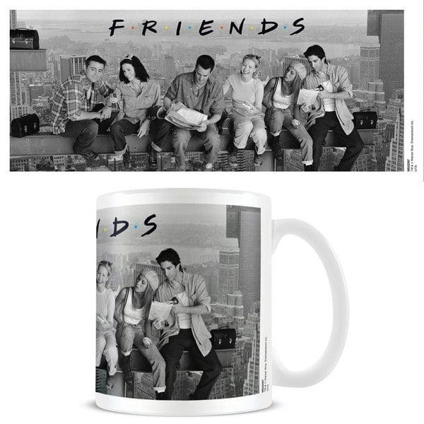 Friends Lunch On A Skyscraper Mug - White/Black