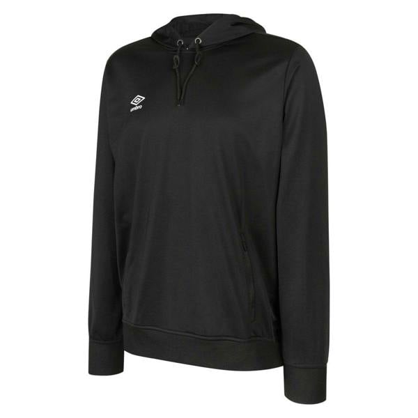 Umbro Mens Club Essential Polyester Hoodie - Black - 