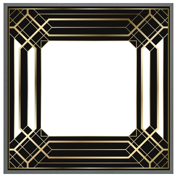 Benjamin Tate Design Art deco black frame (Picutre Frame)