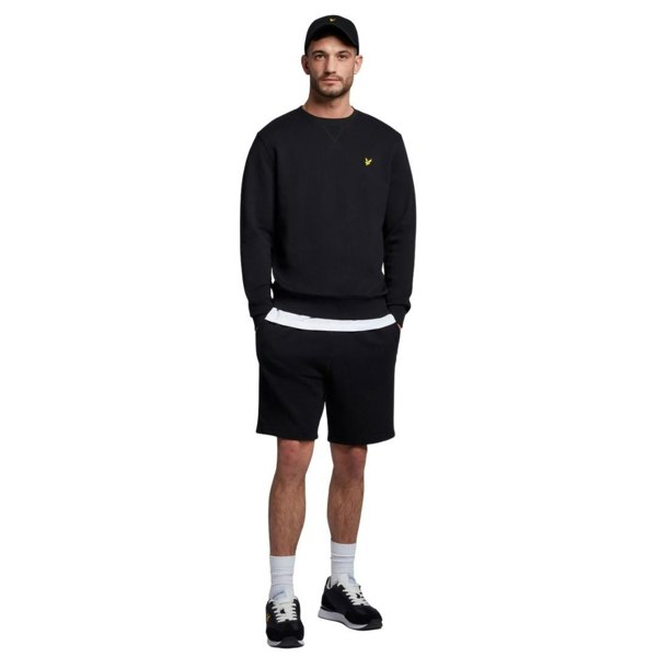 Lyle & Scott Branded Pull-over Jumper - Black