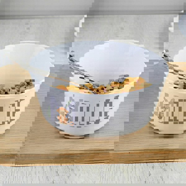 Personalised Memento Company Personalised Animal Alphabet Plastic Bowl