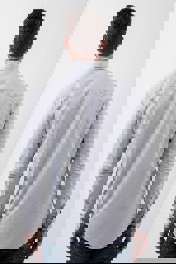 ENORSIA Mens Button Down Collar Long Sleeve Shirt