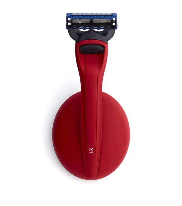 Bolin Webb X1 Matte Red Razor and Stand Gift Set - Gillette Fusion 5 Razor